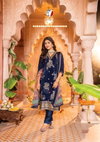 Af Dastoor Vol 4 Crepe Jacquard Kurti With Bottom Dupatta Catalog
